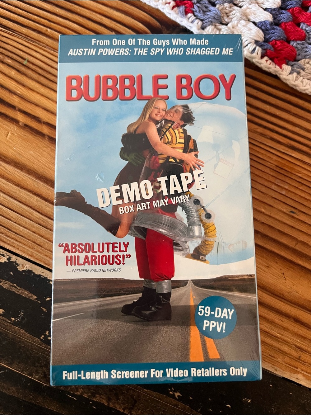 VHS Bubble Boy SEALED Demo Tape